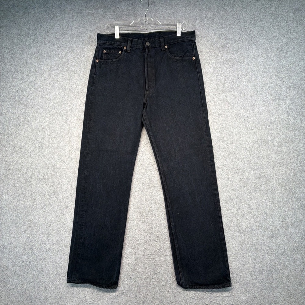 Vintage Levis 501 Jeans 36x34 (Fits 32x30) Black Custom Dye Made In USA 1977